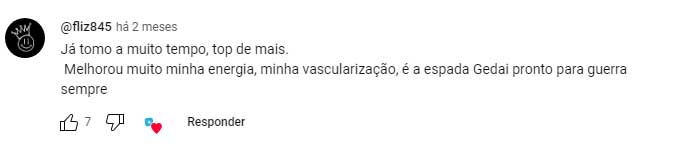 Depoimento sobre os benefícios da Maca Peruana